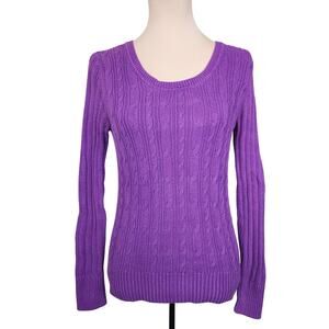 Medium Purple Knit Sweater